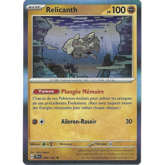 Relicanth 084/162 Holo