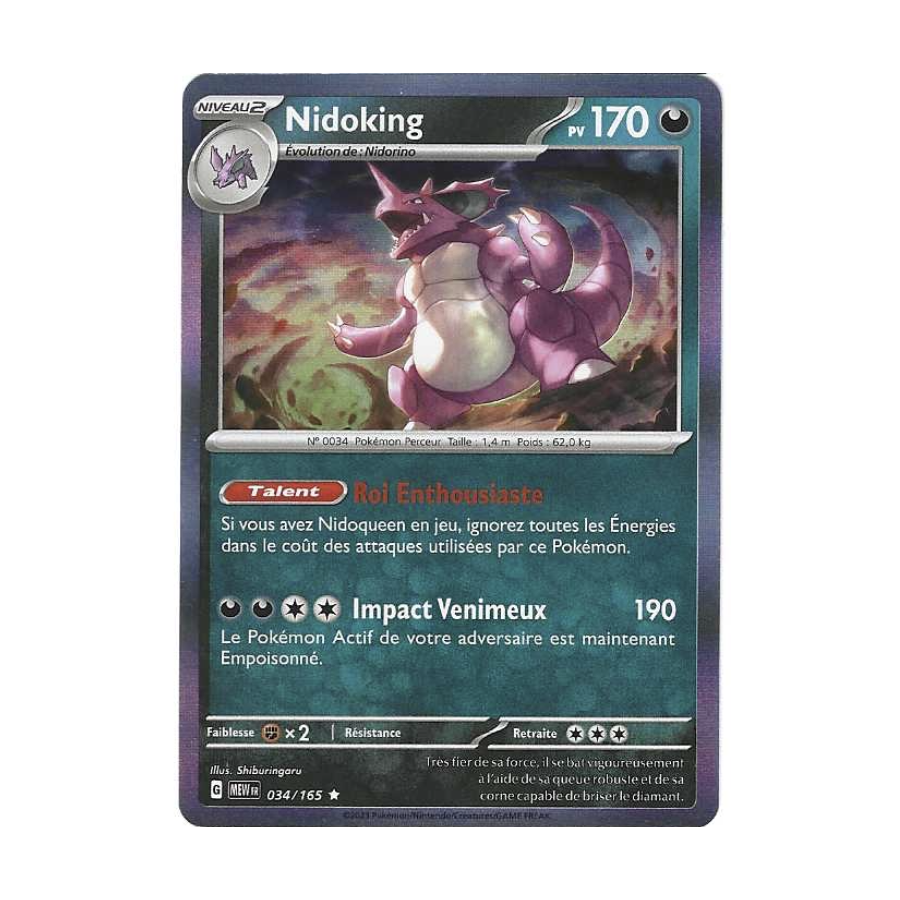 Nidoking 034/165 Holo
