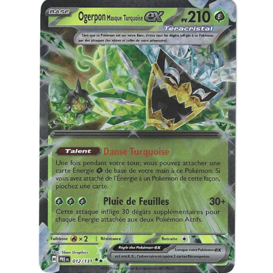 Ogerpon Ex Masque Turquoise 012/131