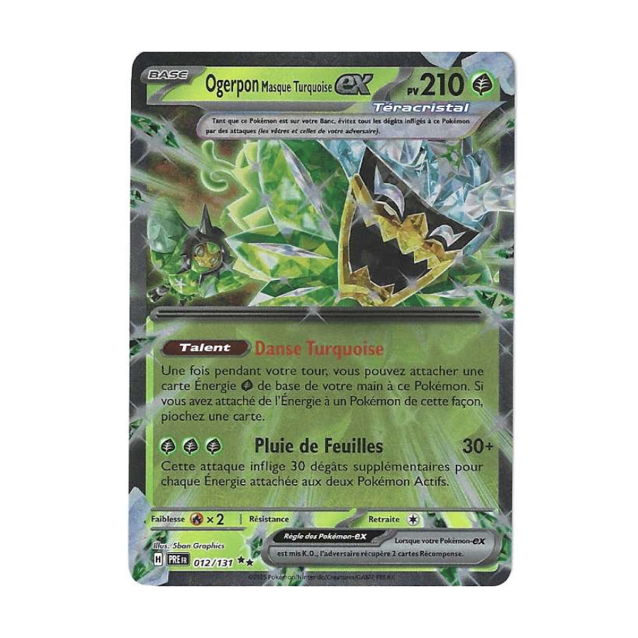 Ogerpon Ex Masque Turquoise 012/131