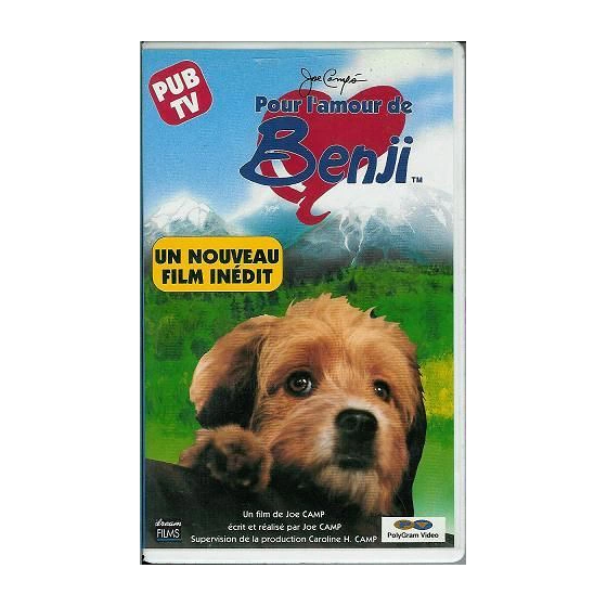 VHS pour l'amour de Benji