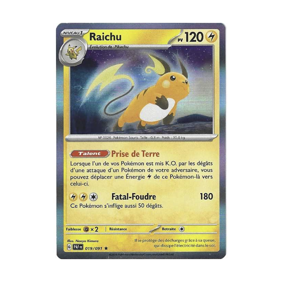 Raichu 019/091Holo
