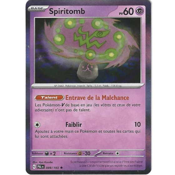 Spiritomb 089/193 Holo