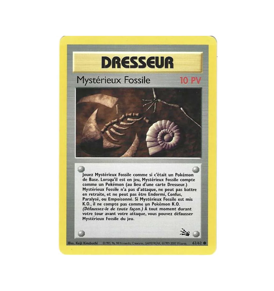 Dresseur Mystérieux Fossile 62/62