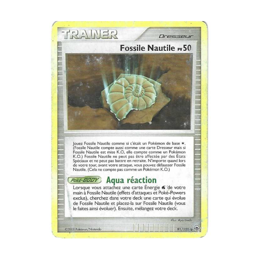 Dresseur Fossile Nautile 91/100