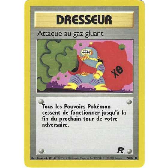 Dresseur Attaque au gaz gluant 78/82
