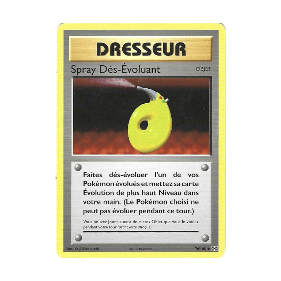 Dresseur Spray Dés-evoluant 76/108