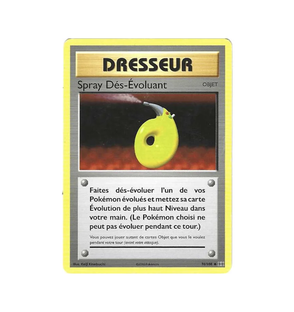 Dresseur Spray Dés-evoluant 76/108