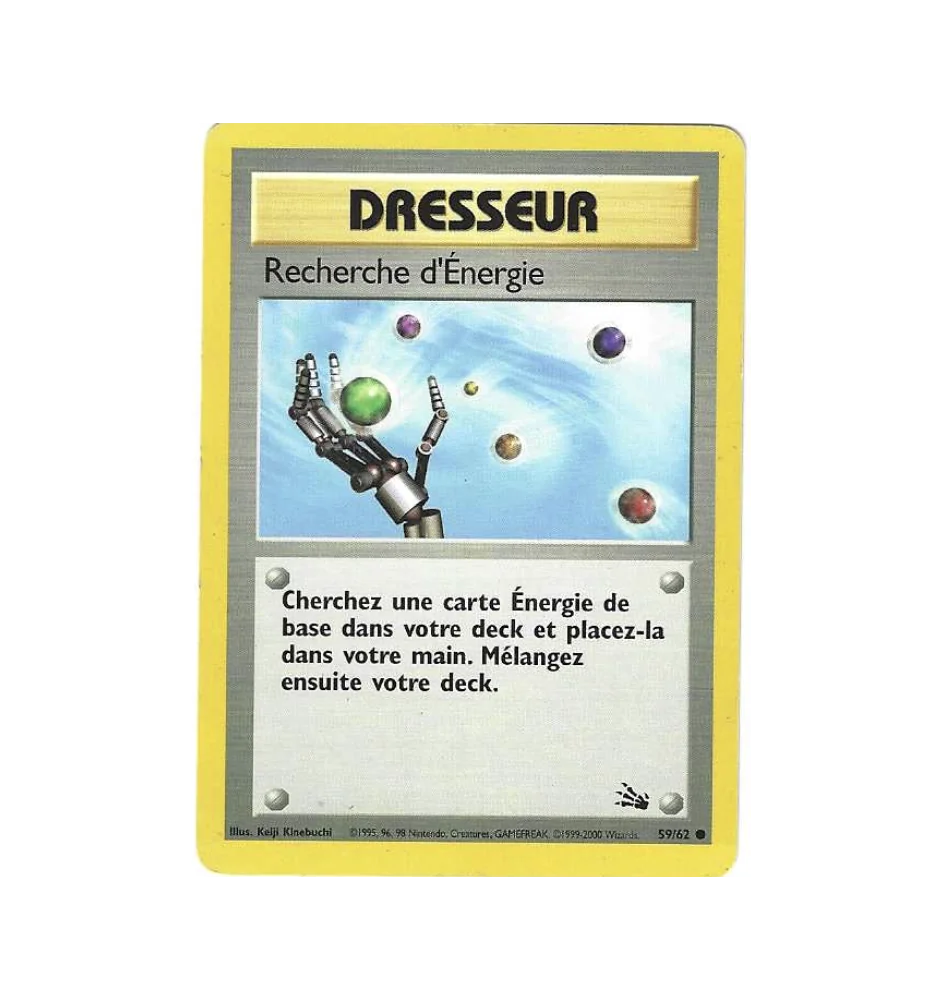 Dresseur Recherche d'énergie 59/62