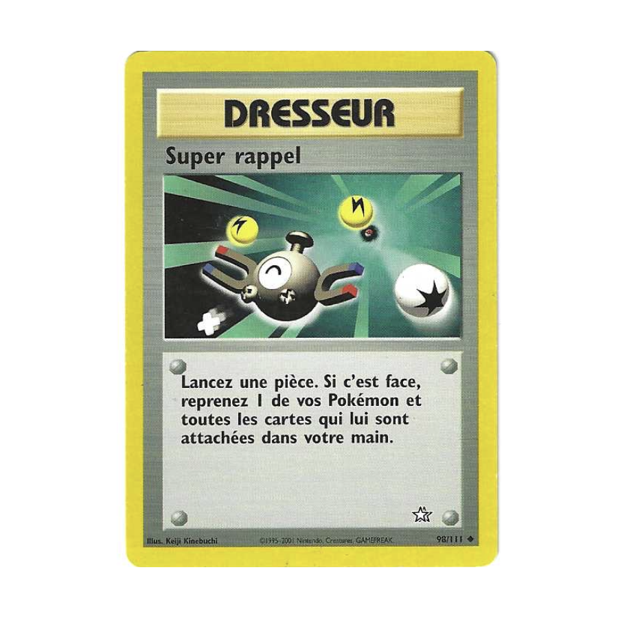 Dresseur Super Rappel 98/111