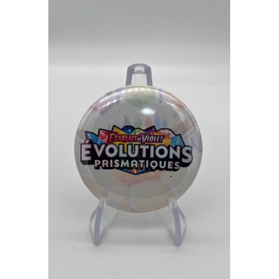 Badge grand format Pokemon evolutions prismatiques
