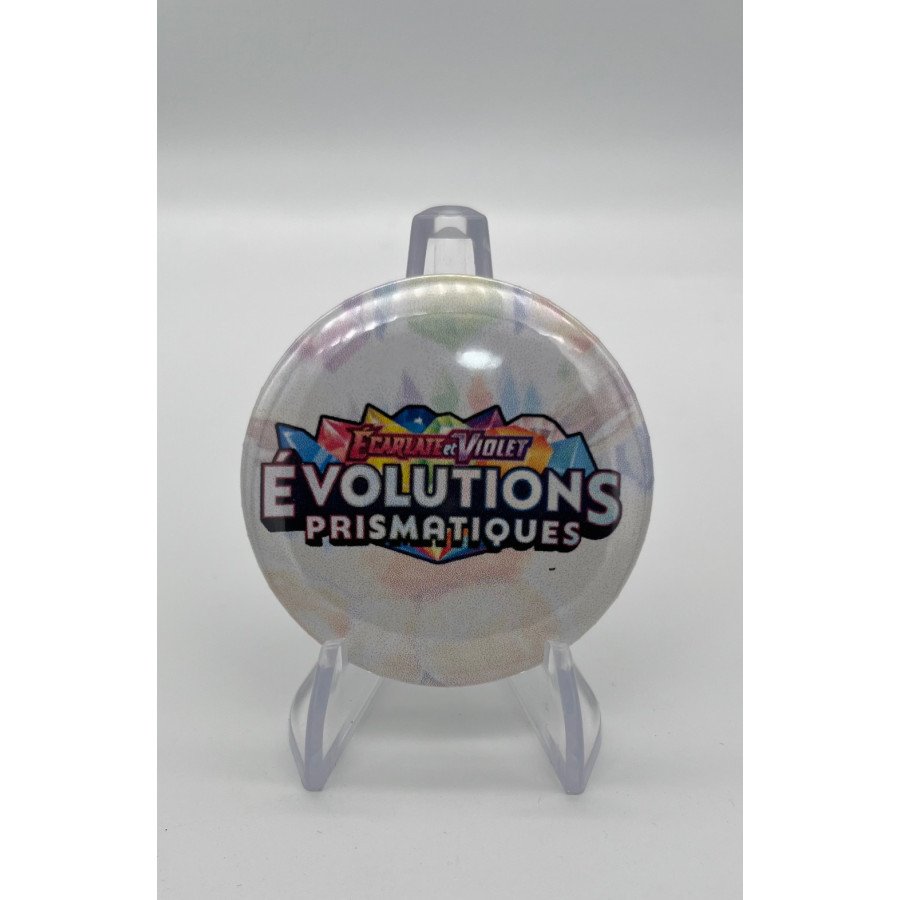 Badge grand format Pokemon evolutions prismatiques