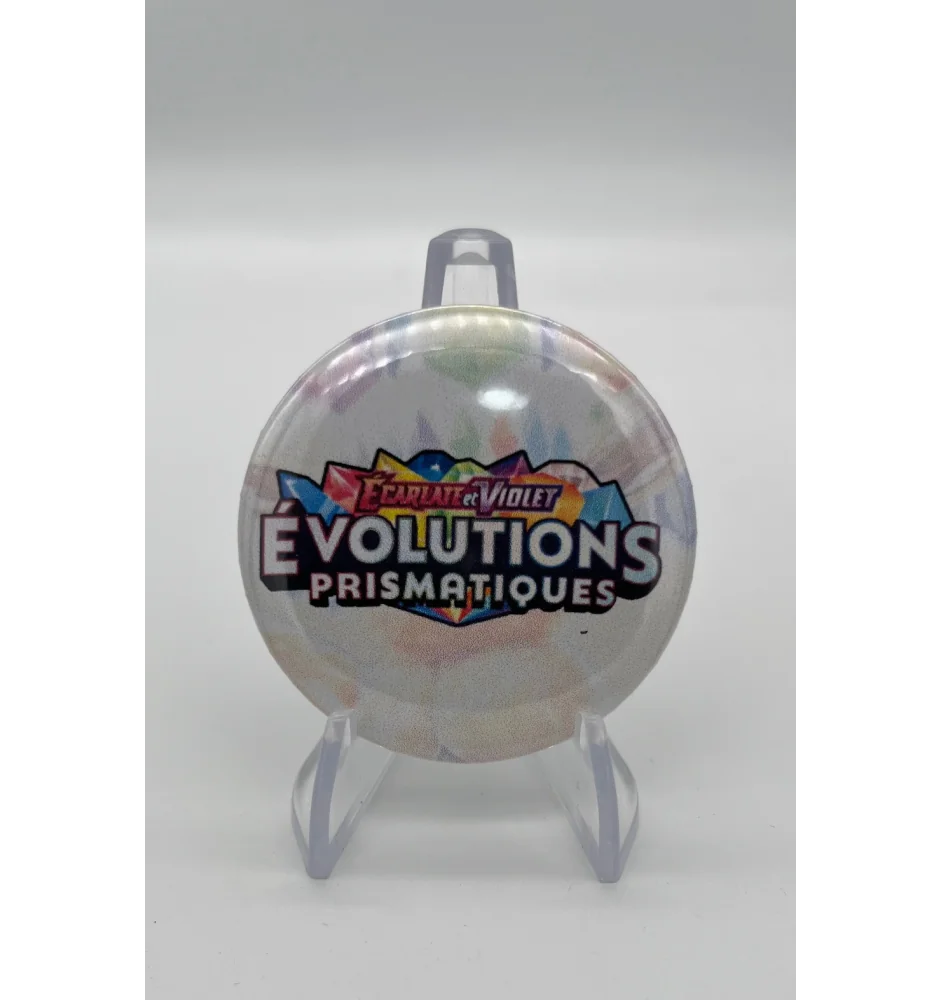Badge grand format Pokemon evolutions prismatiques
