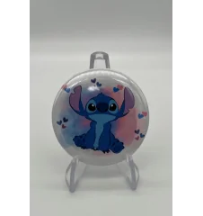 Badge grand Super Stitch coeurs