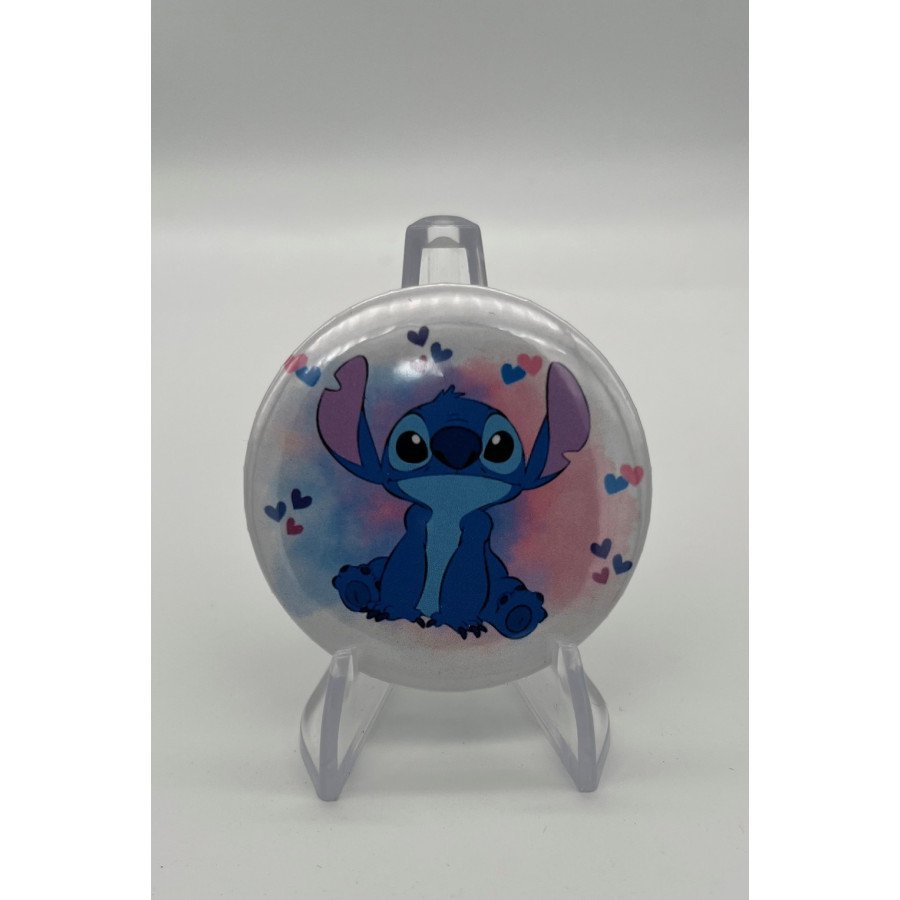Badge grand Super Stitch coeurs