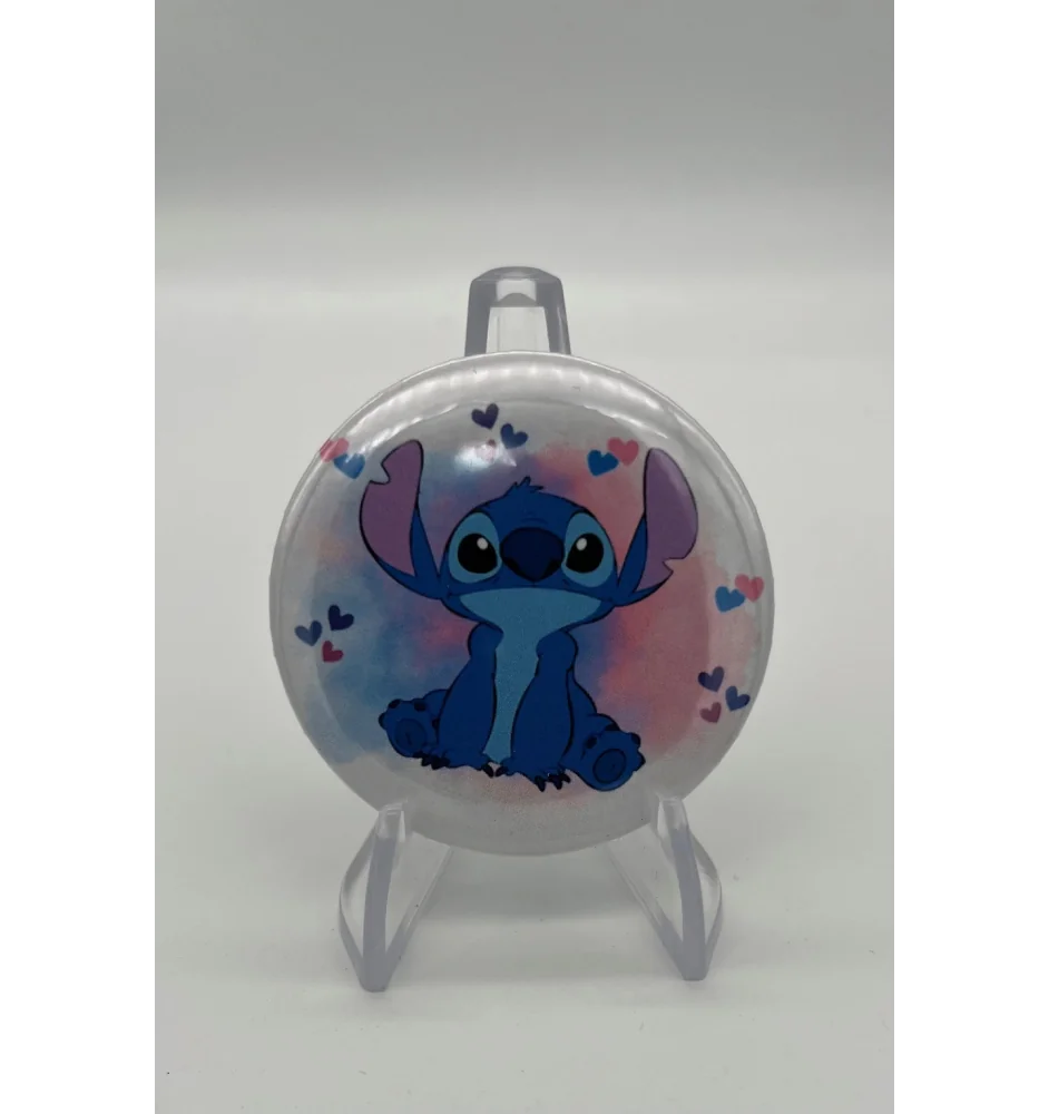 Badge grand Super Stitch coeurs