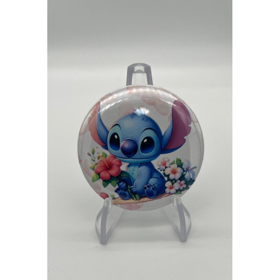 Badge grand Super Stitch flowers