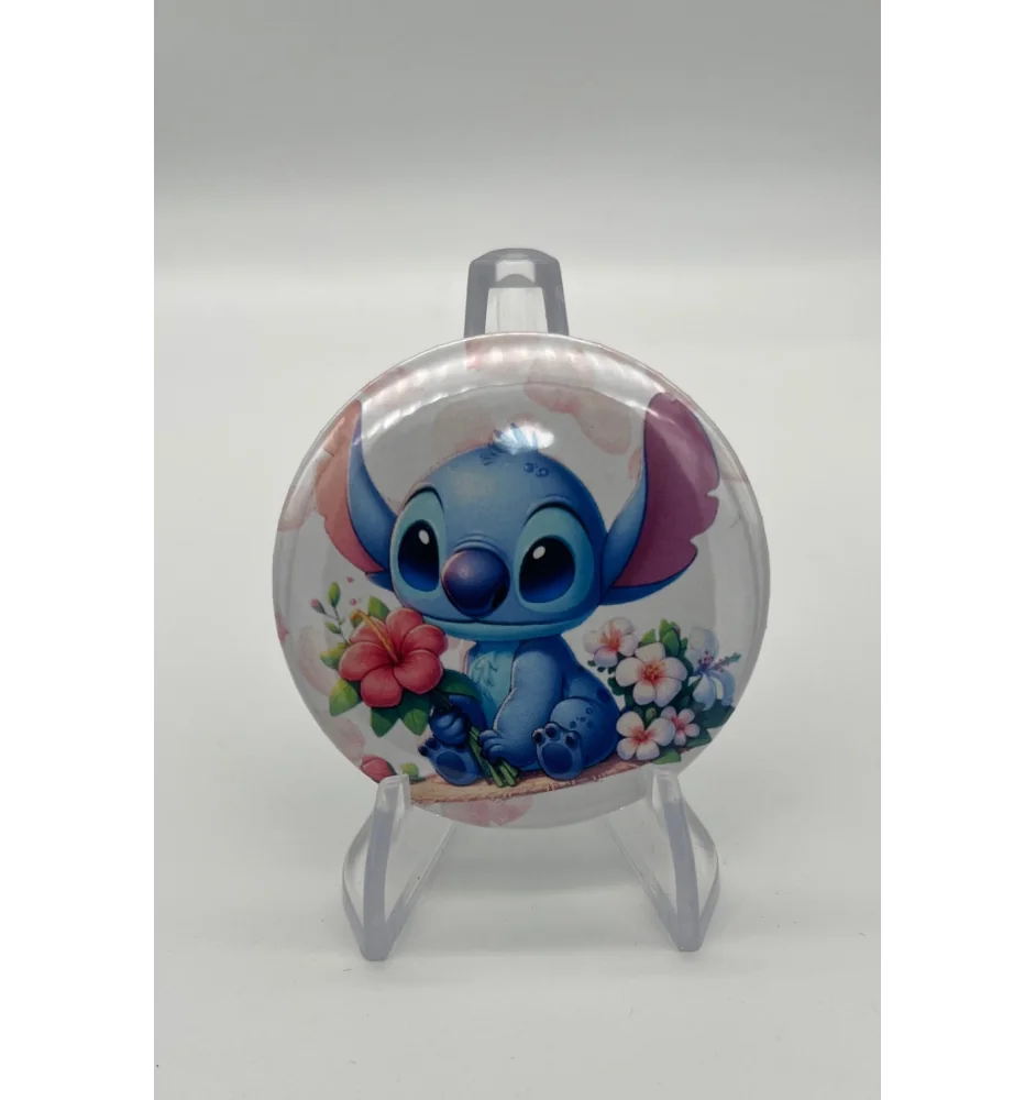 Badge grand Super Stitch flowers
