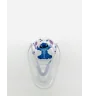 Badge petit format Stitch coeurs