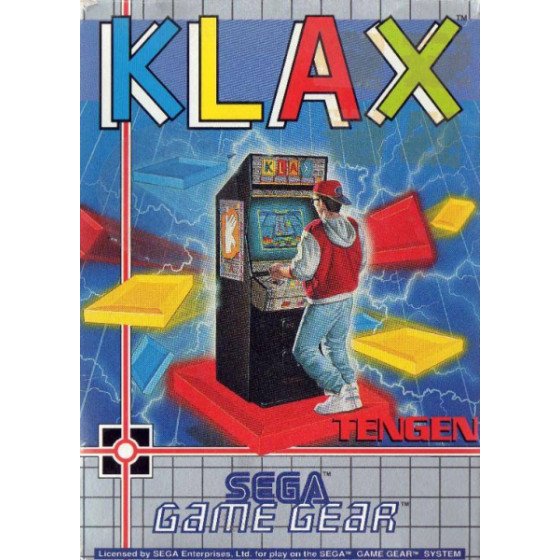 Game Gear Klax Loose + Notice