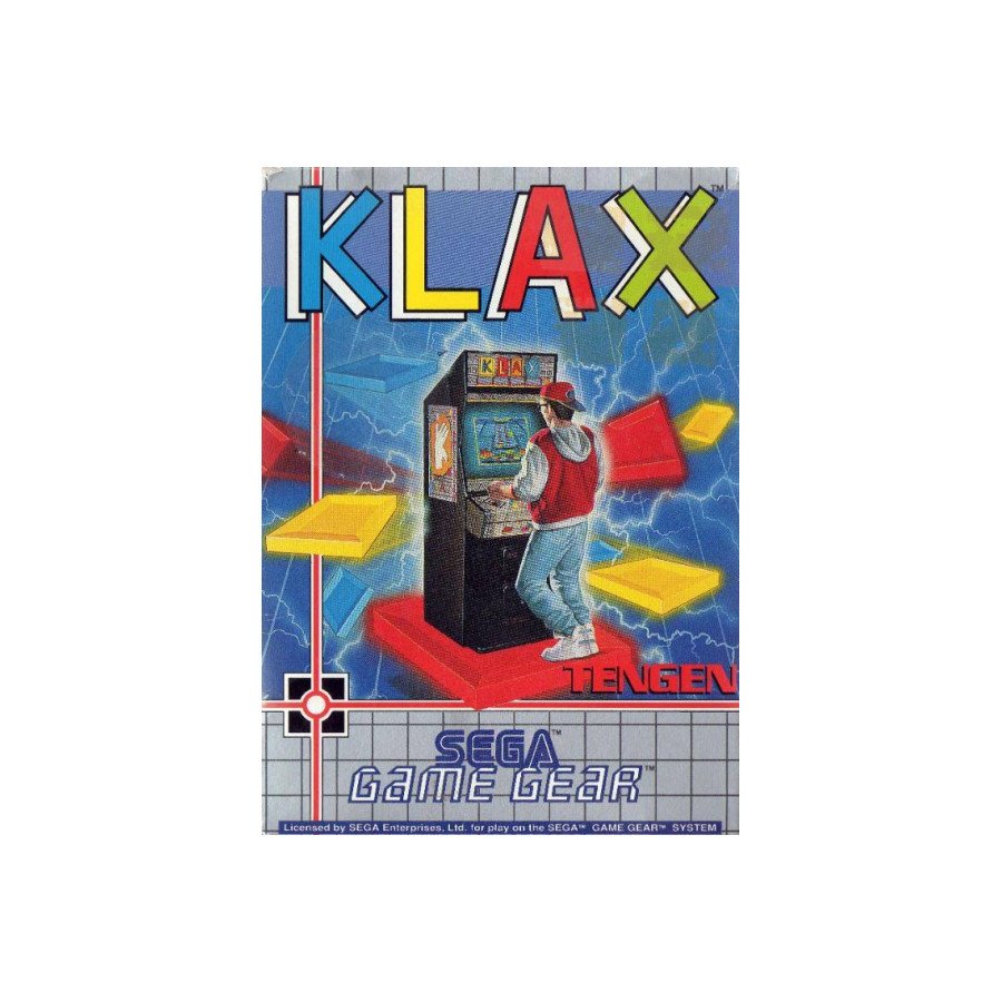 Game Gear Klax Loose + Notice