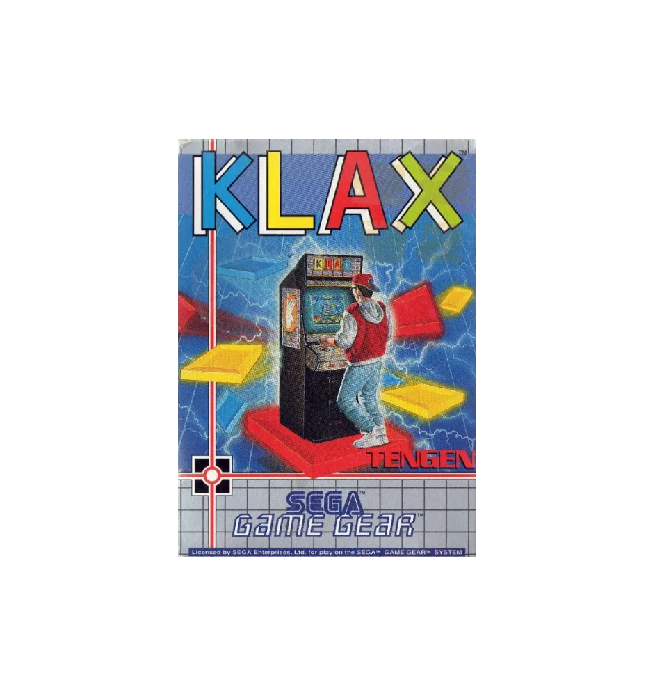 Game Gear Klax Loose + Notice