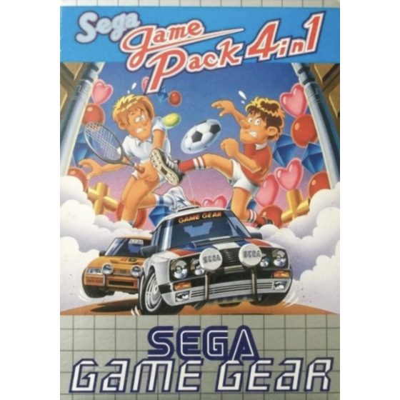 Game Gear Sega Game Pack 4in1 Loose + Notice