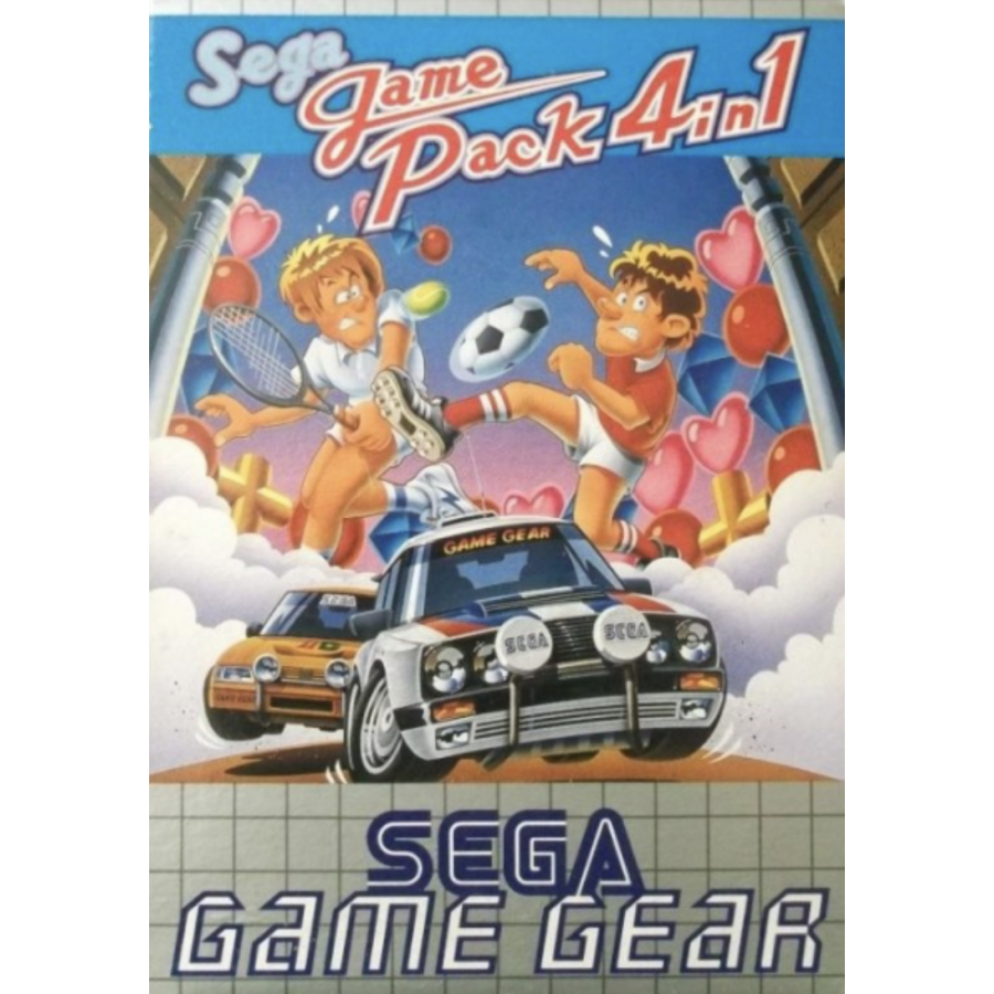 Game Gear Sega Game Pack 4in1 Loose + Notice