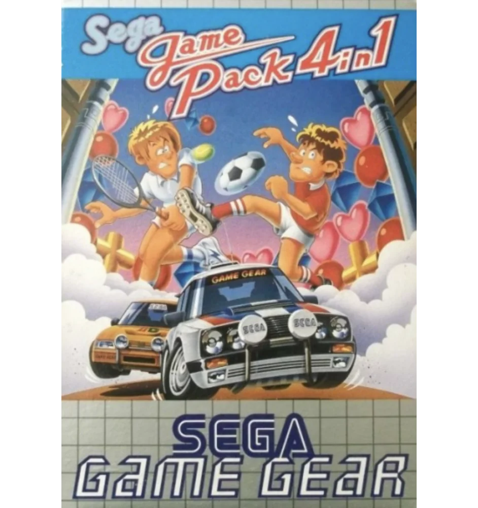 Game Gear Sega Game Pack 4in1 Loose + Notice
