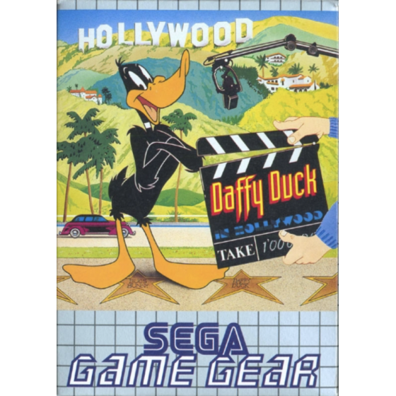 Game Gear Daffy Duck In Hollywood Loose + Notice