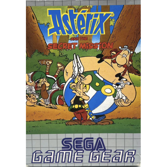 Game Gear Asterix And The Secret Mission Loose + Notice