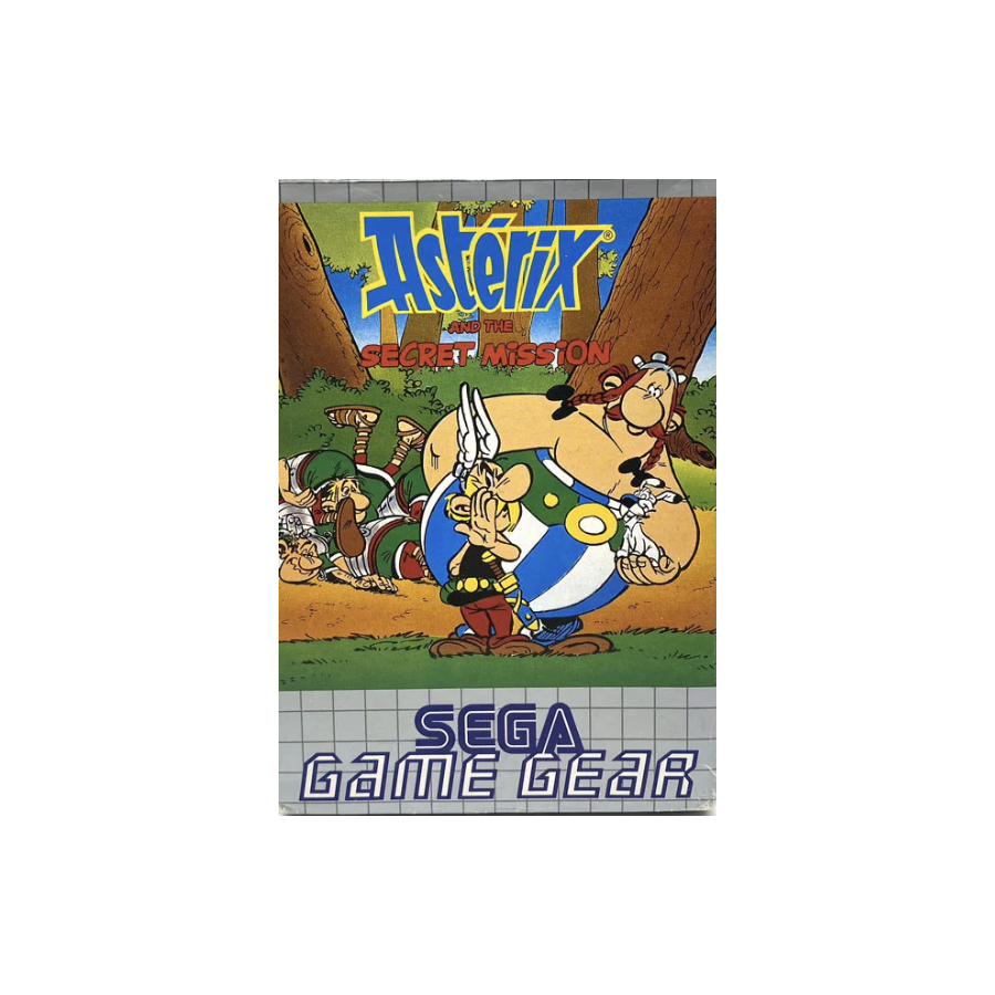Game Gear Asterix And The Secret Mission Loose + Notice