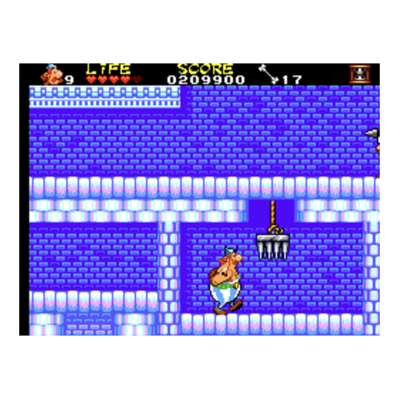 Game Gear Asterix And The Secret Mission Loose + Notice