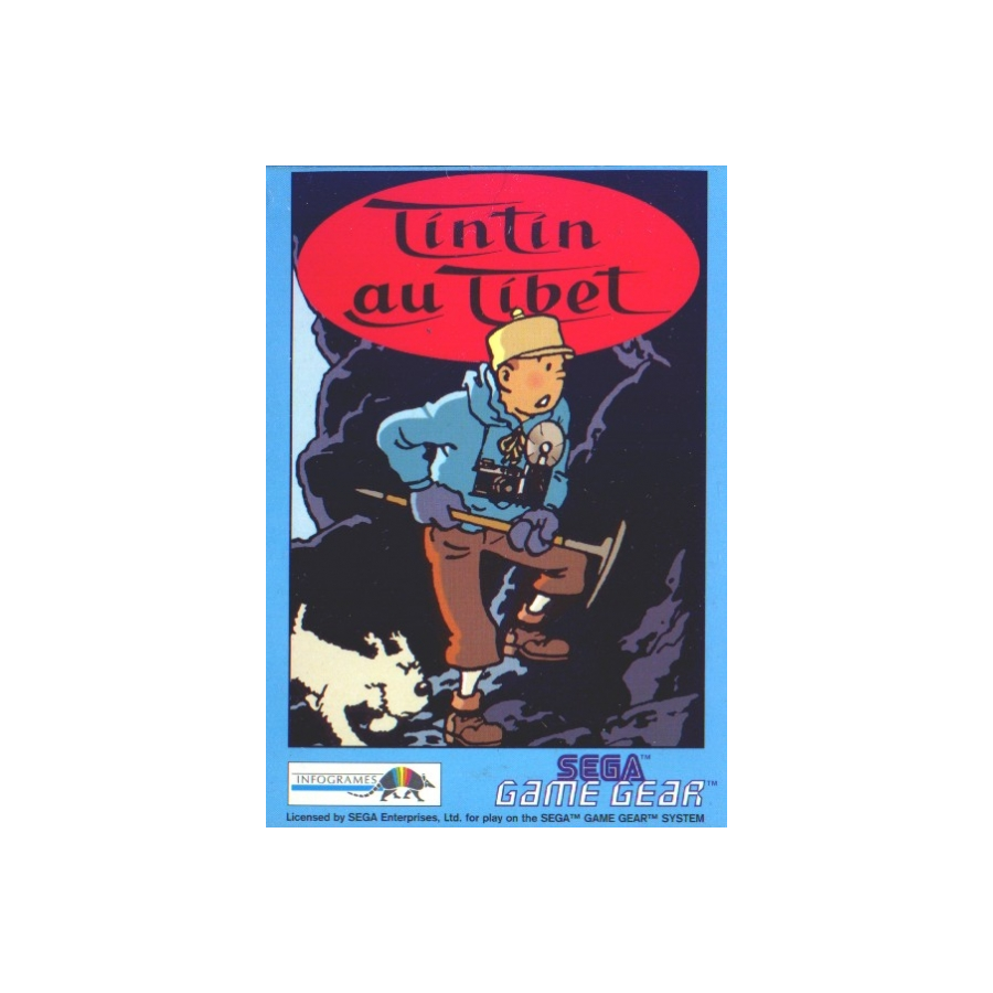 Game Gear Tintin Au Tibet Loose