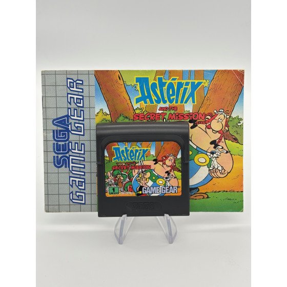 Game Gear Asterix And The Secret Mission Loose + Notice
