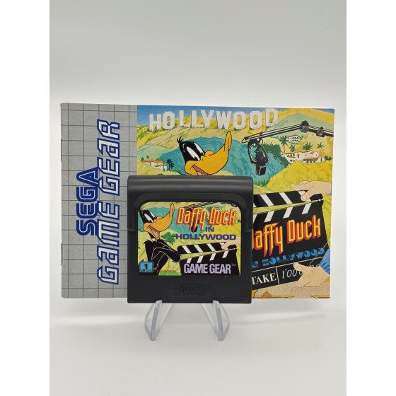 Game Gear Daffy Duck In Hollywood Loose + Notice