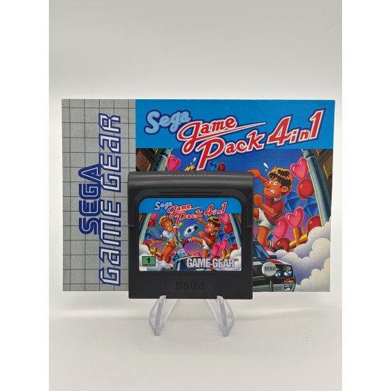 Game Gear Sega Game Pack 4in1 Loose + Notice