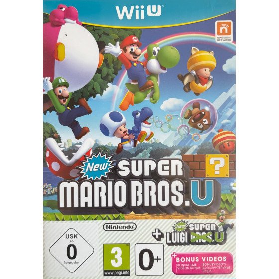 WII U New Super Mario Bros.U + Luigi