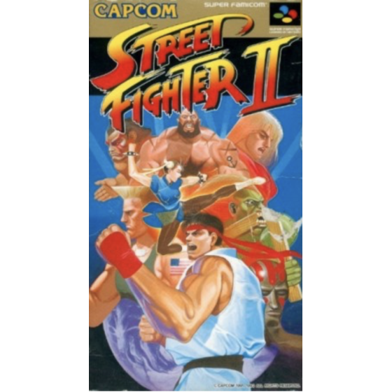 Snes Street Fighter II Loose Jap