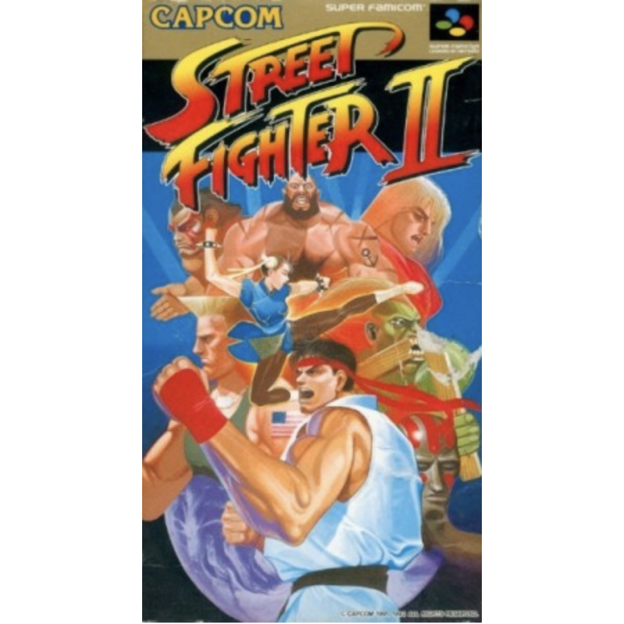 Snes Street Fighter II Loose Jap