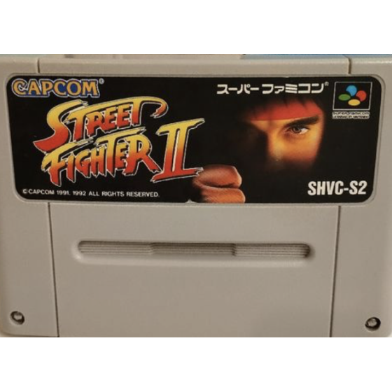 Snes Street Fighter II Loose Jap