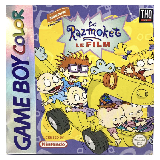 Game Boy Color Les Razmoket Le Film Loose Fra