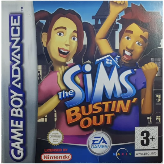 Game Boy Advance The Sims Bustin Out Loose Eur