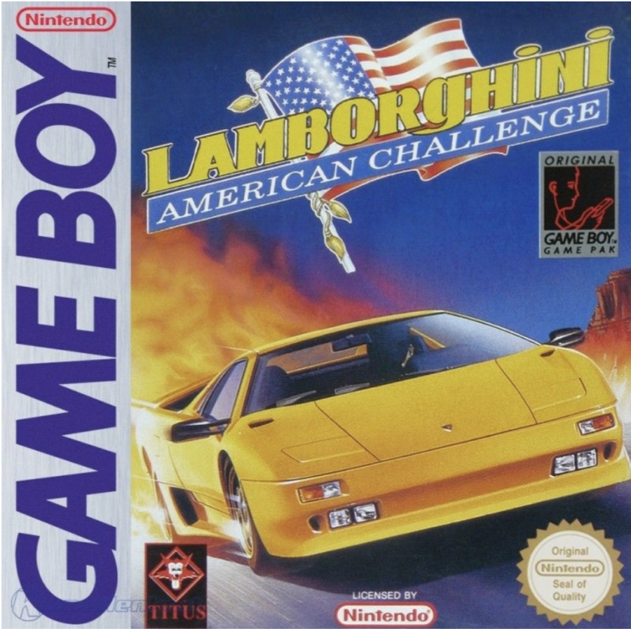 Game Boy Lamborghini American Challenge Loose Eur