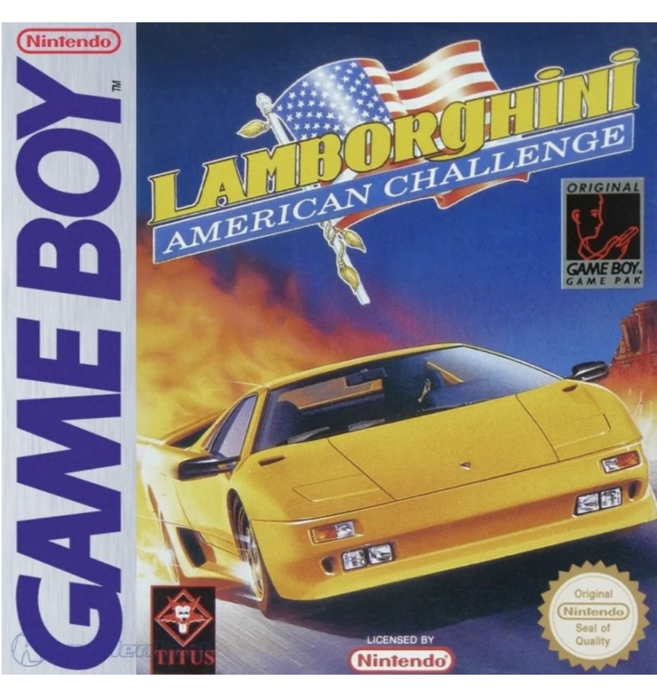 Game Boy Lamborghini American Challenge Loose Eur
