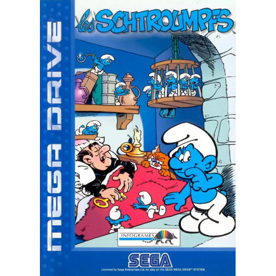 MegaDrive Les Schtroumpfs Sn
