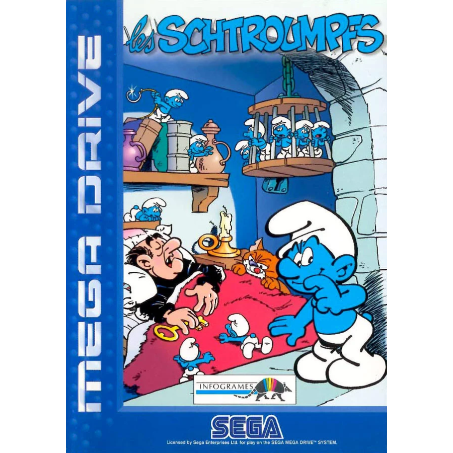 MegaDrive Les Schtroumpfs Sn