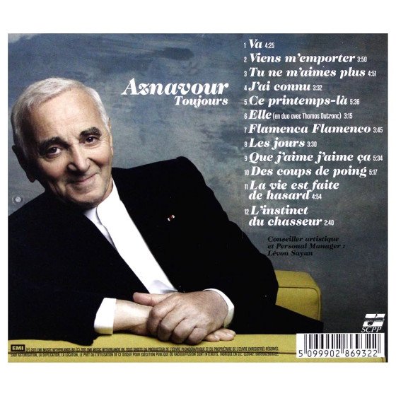 CD Aznavour Toujours