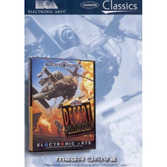 MegaDrive Desert Strike Classics Cib