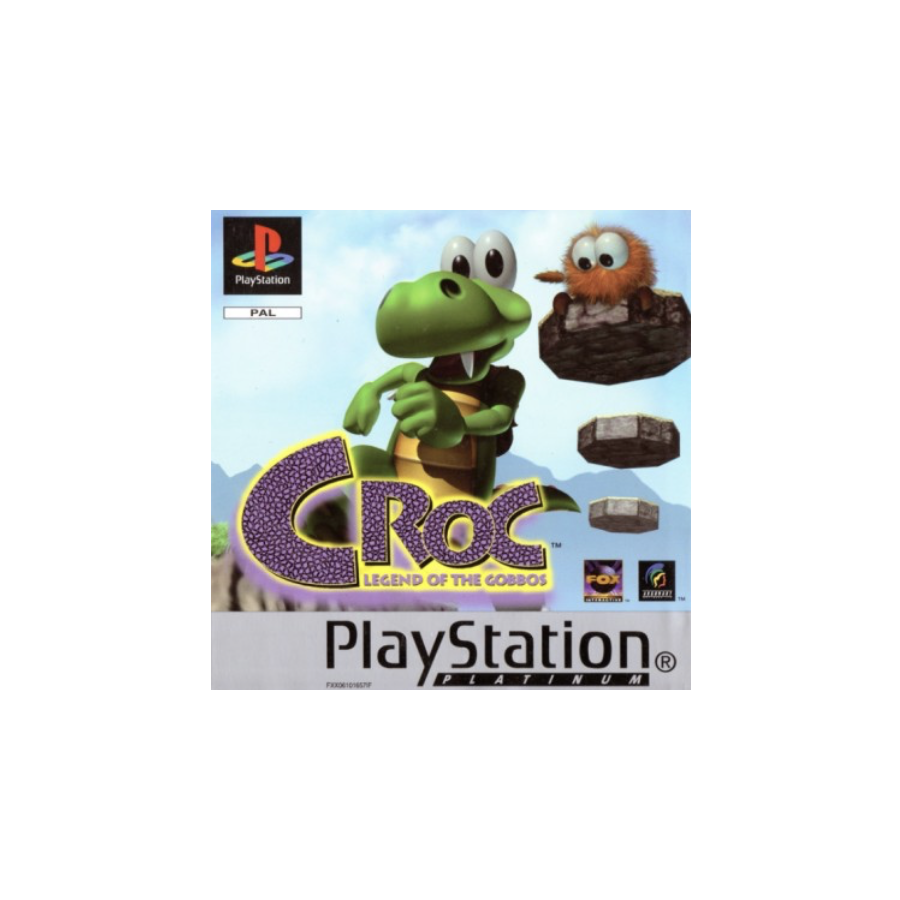 PS1 Croc Legend Of The Gobbos Plat Cib